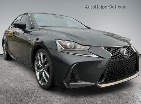 JTHC81D22K5035098 2019 LEXUS IS Черный Задняя правая четверть