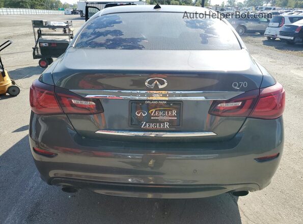 JN1BY1AP1HM740991 2017 INFINITI Q70 Коричневый Вид салона спереди