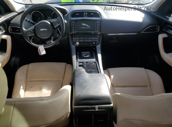 SADCJ2GX2JA235136 2018 JAGUAR F-PACE White Vista del cuadro de instrumentos