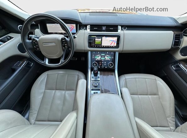 SALWR2SU8MA764845 2021 LAND ROVER RANGE Red უკანა სავარძლების ხედი