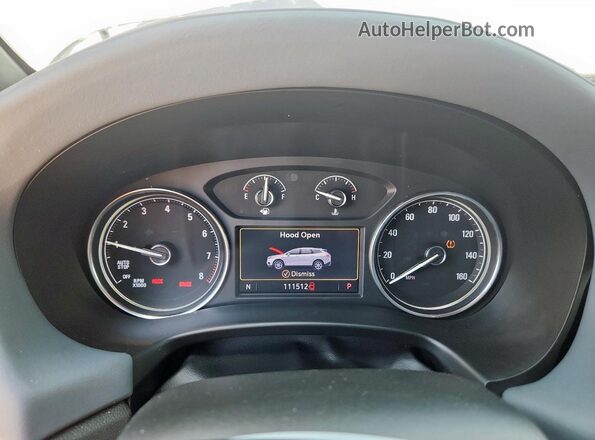 5GAERBKWXNJ181586 2022 BUICK ENCLAVE Белый Вид щитка приборов