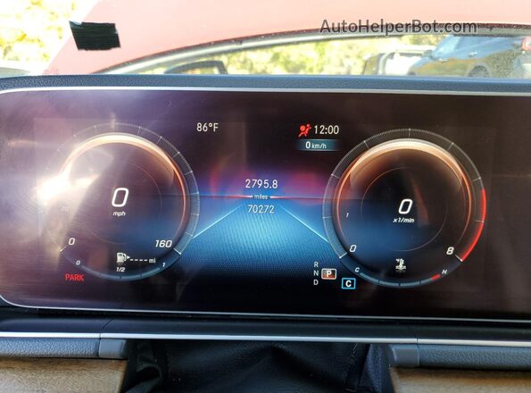 4JGFB4JB8LA250446 2020 MERCEDES-BENZ GLE-CLASS Красный Вид задних сидений