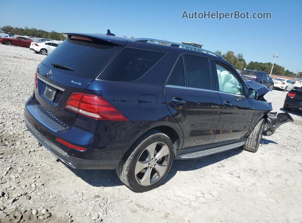 4JGDA5HB6GA622572 2016 MERCEDES-BENZ GLE Синий Задняя правая четверть