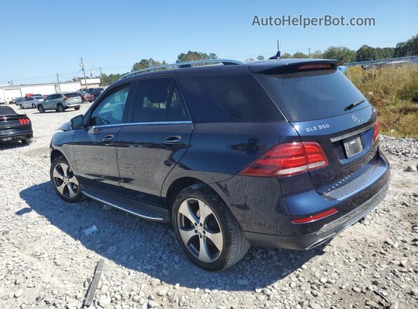 4JGDA5HB6GA622572 2016 MERCEDES-BENZ GLE Синий Задняя левая четверть