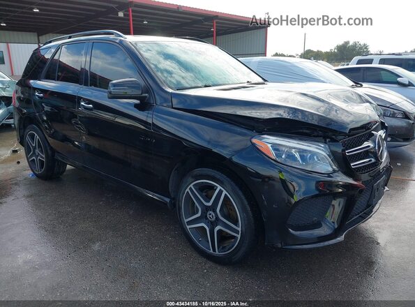 4JGDA5HB7JB129243 2018 MERCEDES-BENZ GLE 350 Черный Передняя правая четверть