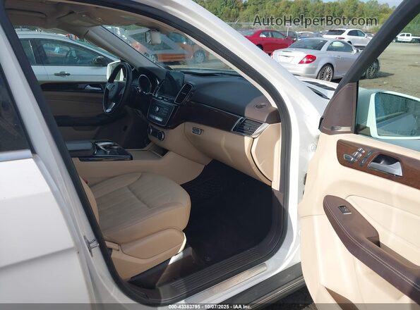 4JGDA5HB7JB156250 2018 MERCEDES-BENZ GLE 350 White Vista interior delantera