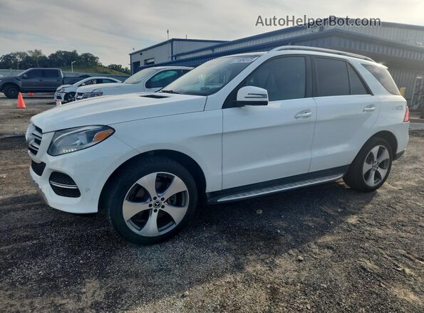 4JGDA5JB1JB200642 2018 MERCEDES-BENZ GLE White Vista tres cuartos delantera izquierda