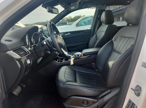 4JGDA5JB1JB200642 2018 MERCEDES-BENZ GLE White Vista interior delantera