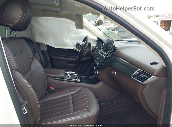 4JGDA5JB3HA908245 2017 MERCEDES-BENZ GLE 350 Белый Вид салона спереди