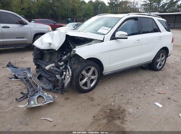 4JGDA5JB3HA908245 2017 MERCEDES-BENZ GLE 350 Белый Передняя левая четверть