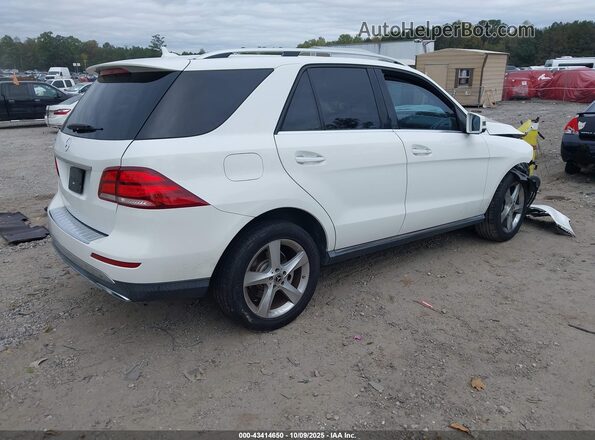 4JGDA5JB3HA908245 2017 MERCEDES-BENZ GLE 350 Белый Задняя правая четверть