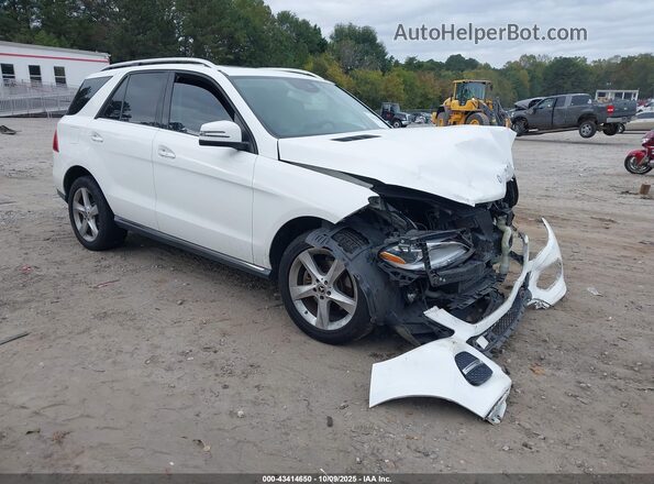 4JGDA5JB3HA908245 2017 MERCEDES-BENZ GLE 350 Белый Передняя правая четверть
