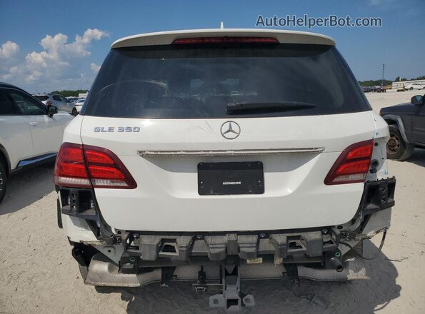 4JGDA5JB4JB195193 2018 MERCEDES-BENZ GLE White Widok z tyłu