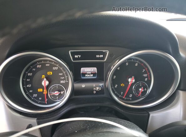 4JGDA5JB5JB125816 2018 MERCEDES-BENZ GLE Silver ხელსაწყოთა პანელის ხედი