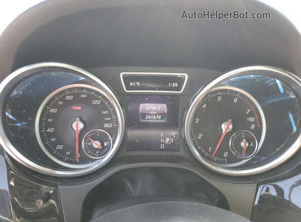 4JGDA5JB6JB097377 2018 MERCEDES-BENZ GLE Black Սարքավորումների վահանակի տեսք