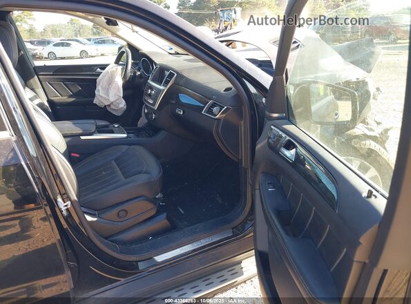 4JGDF2EE7GA670080 2016 MERCEDES-BENZ GL 350 BLUETEC Black წინა სალონის ხედი