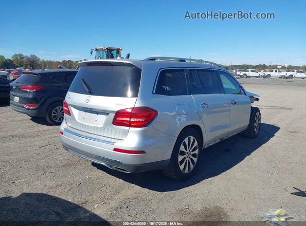 4JGDF6EE1JB074262 2018 MERCEDES-BENZ GLS 450 Серебряный Задняя правая четверть