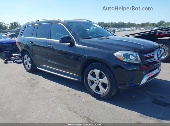 4JGDF6EE7HA818110 2017 MERCEDES-BENZ GLS 450 Черный Передняя правая четверть