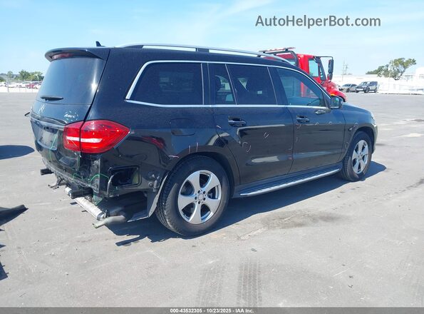 4JGDF6EE7HA818110 2017 MERCEDES-BENZ GLS 450 Черный Задняя правая четверть