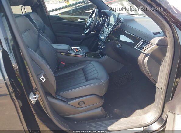 4JGDF6EE7HA818110 2017 MERCEDES-BENZ GLS 450 Черный Вид салона спереди