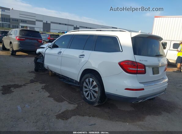 4JGDF6EE9JB005075 2018 MERCEDES-BENZ GLS 450 White Trasero izquierdo