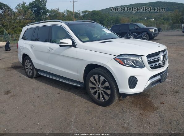 4JGDF6EE9JB104849 2018 MERCEDES-BENZ GLS 450 Белый Передняя правая четверть