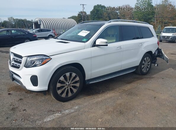 4JGDF6EE9JB104849 2018 MERCEDES-BENZ GLS 450 Белый Передняя левая четверть