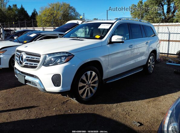 4JGDF6EEXHA931968 2017 MERCEDES-BENZ GLS 450 Белый Передняя левая четверть