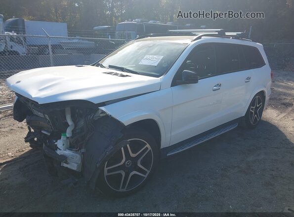 4JGDF7DE0JB099368 2018 MERCEDES-BENZ GLS 550 Белый Передняя левая четверть