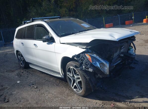 4JGDF7DE0JB099368 2018 MERCEDES-BENZ GLS 550 Белый Передняя правая четверть