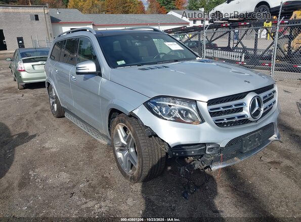 4JGDF7DE2KB186805 2019 MERCEDES-BENZ GLS 550 Серебряный Передняя правая четверть