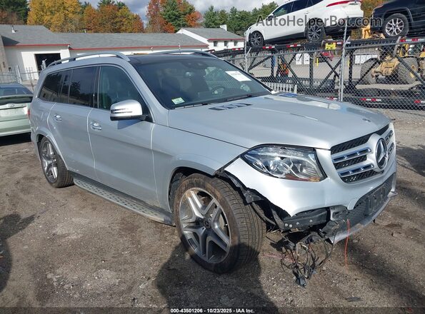 4JGDF7DE2KB186805 2019 MERCEDES-BENZ GLS 550 Серебряный Вид задней части салона