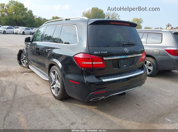 4JGDF7DE5HA770355 2017 MERCEDES-BENZ GLS 550 Черный Задняя левая четверть