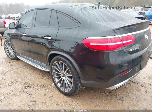 4JGED6EB1GA045097 2016 MERCEDES-BENZ GLE 450 AMG COUPE Black Trasero izquierdo