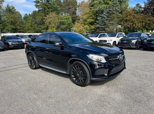 4JGED6EB5JA096836 2018 MERCEDES-BENZ GLE Черный Передняя левая четверть