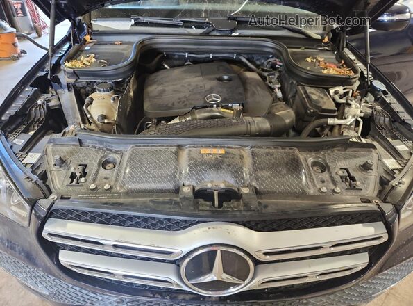 4JGFB4KB1LA010458 2020 MERCEDES-BENZ GLE Blue Widok komory silnika