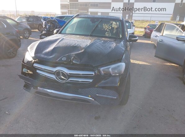 4JGFB4KB3NA802467 2022 MERCEDES-BENZ GLE 350 Black Առջևի ձախ երեք քառորդ տեսարան