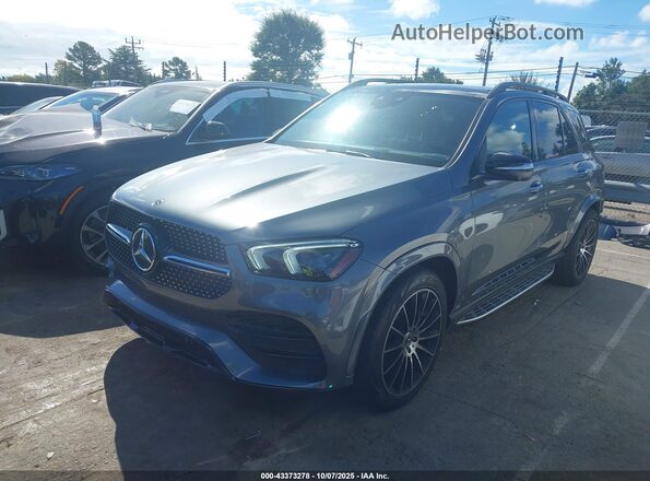 4JGFB4KBXNA827107 2022 MERCEDES-BENZ GLE 350 Серый Передняя левая четверть