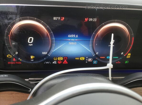 4JGFB5KB4PA949664 2023 MERCEDES-BENZ GLE Белый Вид щитка приборов
