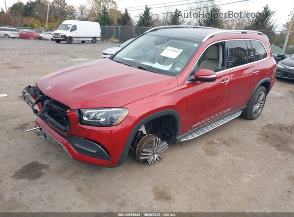 4JGFF5KE8LA183365 2020 MERCEDES-BENZ GLS 450 Красный Передняя левая четверть