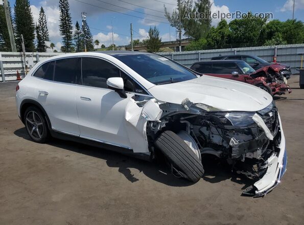 4JGGM2CB7PA021956 2023 MERCEDES-BENZ EQE Белый Передняя правая четверть