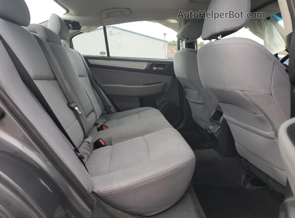 4S3BNAD66J3037052 2018 SUBARU LEGACY Charcoal Rear seats view