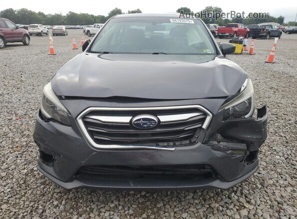 4S3BNAD66J3037052 2018 SUBARU LEGACY Charcoal Front view
