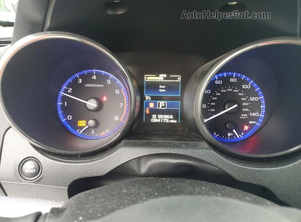 4S3BNAD66J3037052 2018 SUBARU LEGACY Charcoal Instrument cluster view