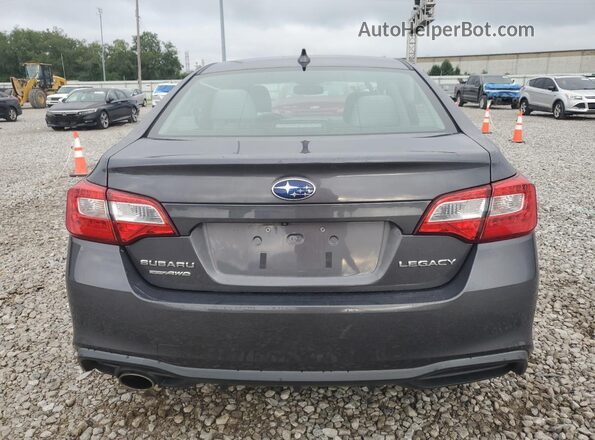 4S3BNAD66J3037052 2018 SUBARU LEGACY Charcoal Rear view