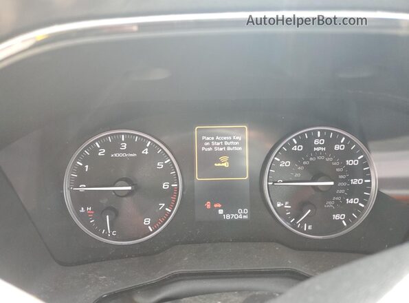 4S3BWAF61R3016101 2024 SUBARU LEGACY Серебряный Вид щитка приборов