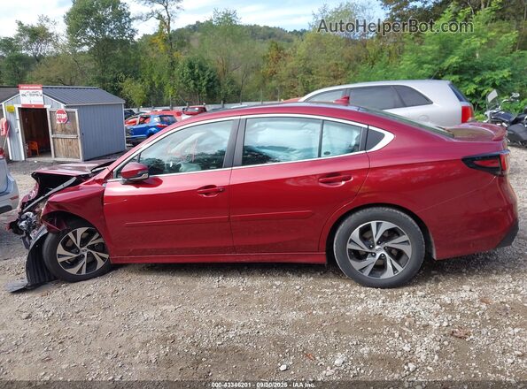 4S3BWAF69N3019063 2022 SUBARU LEGACY Red Widok wnętrza 360 stopni