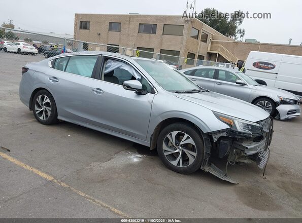 4S3BWAF6XM3012573 2021 SUBARU LEGACY Silver Front right