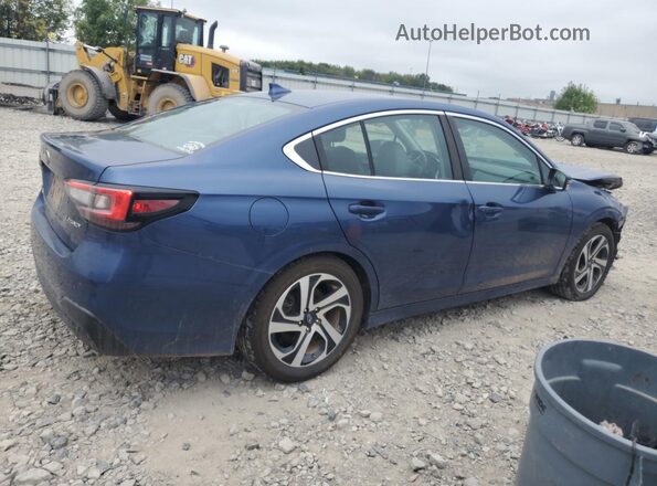 4S3BWAN68M3012508 2021 SUBARU LEGACY Blue Rear right