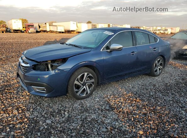 4S3BWGP63M3018958 2021 SUBARU LEGACY Синий Передняя левая четверть